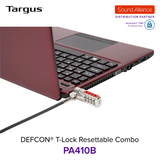  Dây cáp khoá laptop DEFCON® T-Lock Resettable Targus PA410 