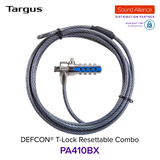  Dây cáp khoá laptop DEFCON® T-Lock Resettable Targus PA410 