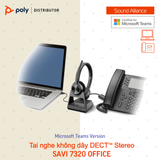  Tai nghe không dây DECT™ hai bên tai Poly Savi 7320-M Office (8D3J6AA) 
