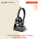  Tai nghe không dây DECT™ Poly Savi 7300 Office Series 