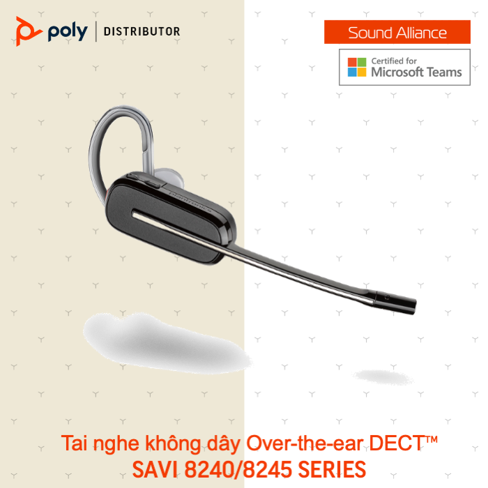  Tai nghe không dây DECT™ Plantronics Savi 8245 Series (Convertible) 