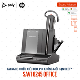  Tai nghe không dây DECT™ một bên tai Poly Savi 8245 Office (8D3H1AA) 