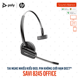  Tai nghe không dây DECT™ một bên tai Poly Savi 8245 Office (8D3H1AA) 