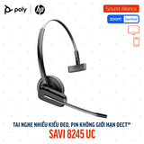 Tai nghe không dây DECT™ một bên tai Poly Savi 8245 UC (8D3H2AA) 