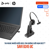  Tai nghe không dây DECT™ một bên tai Poly Savi 8245 UC (8D3H2AA) 