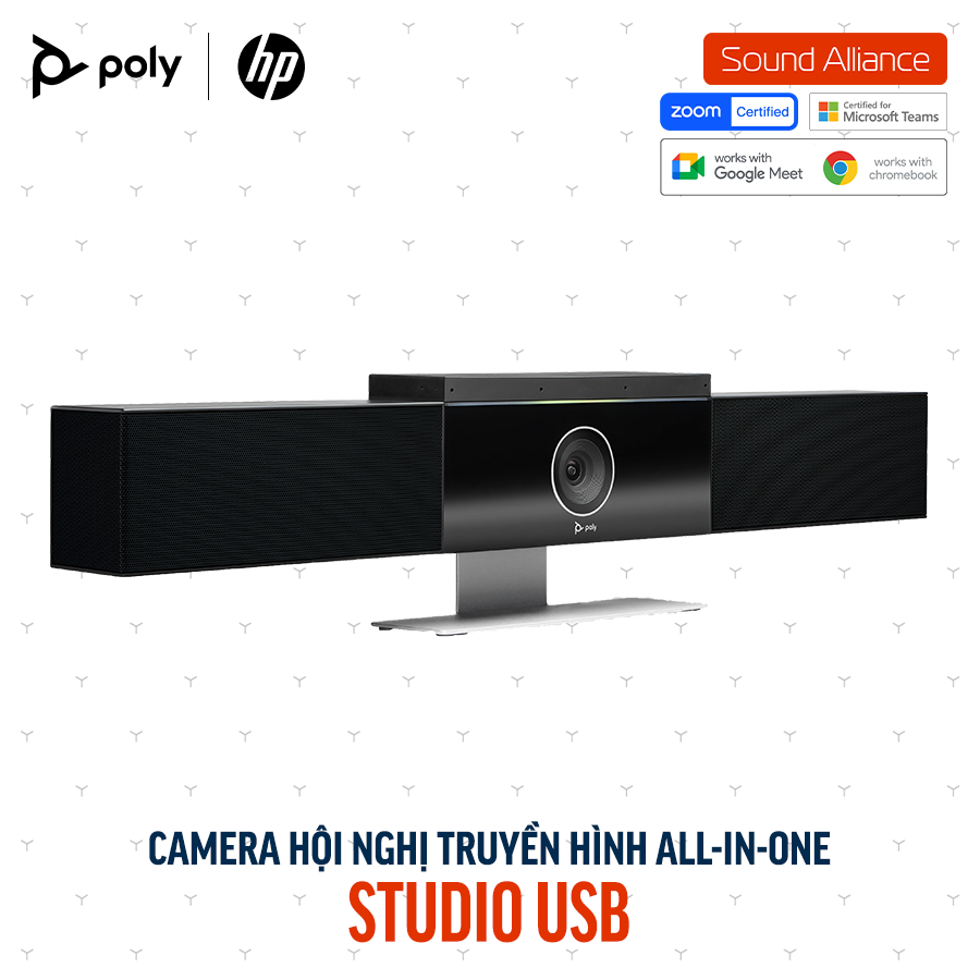  Camera hội nghị truyền hình Poly Studio USB (842D4AA#ABB) 