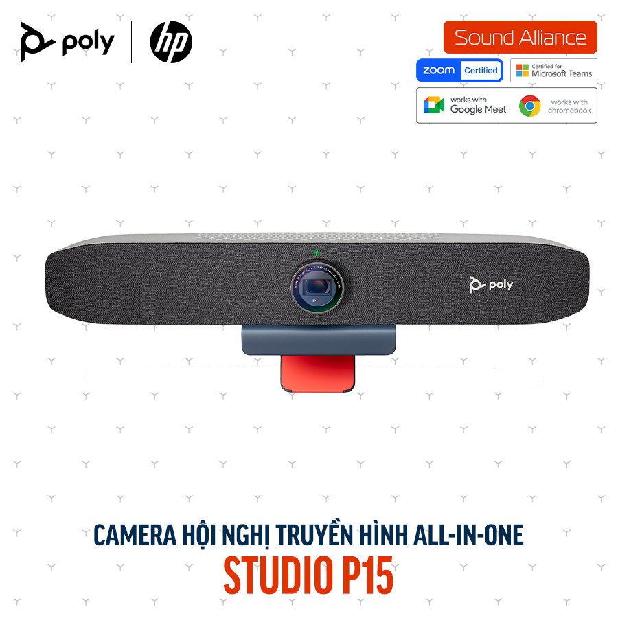  Camera hội nghị truyền hình Poly Studio P15 (842D1AA#UUF) 