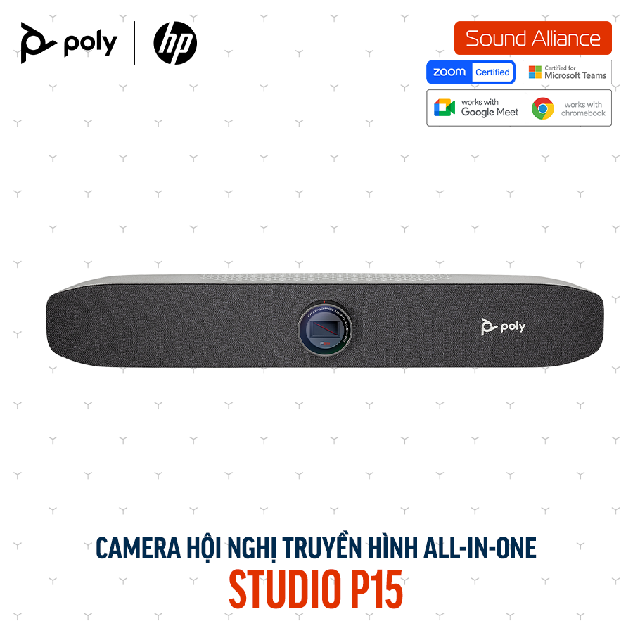  Camera hội nghị truyền hình Poly Studio P15 (842D1AA#AB0) 