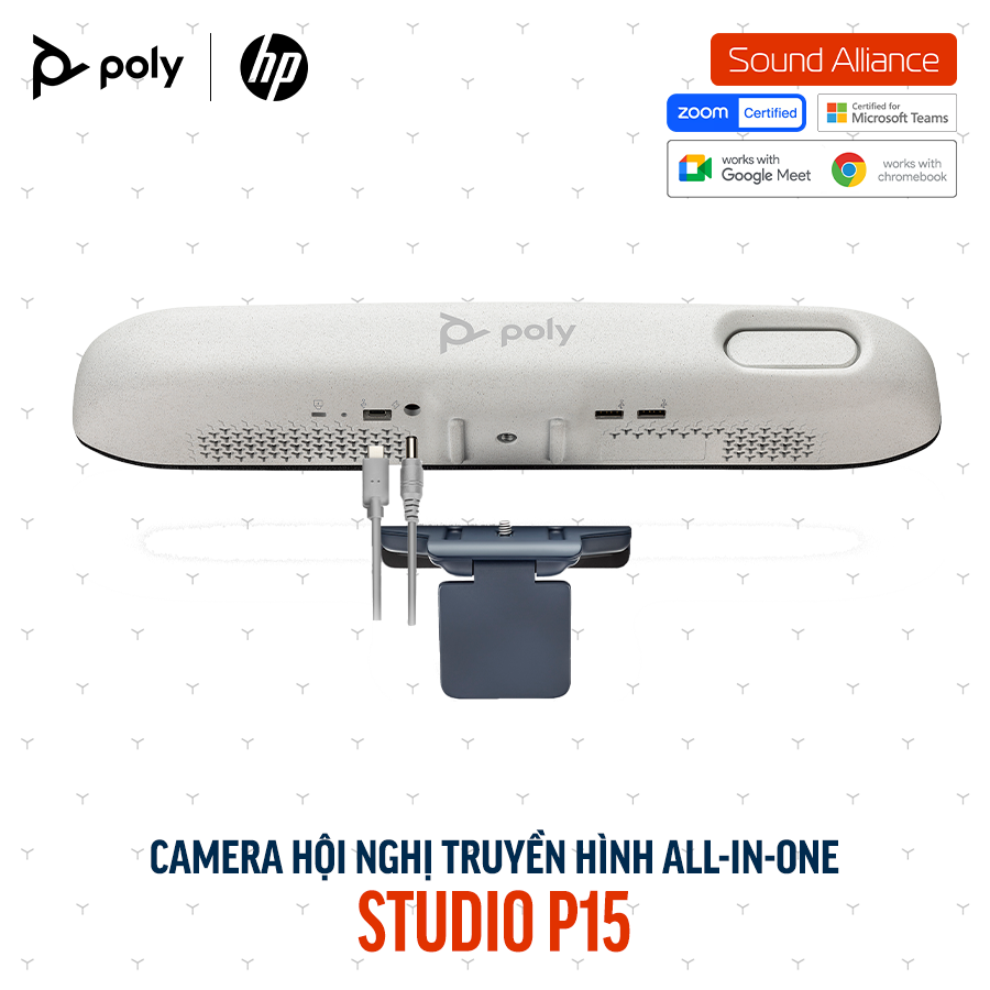  Camera hội nghị truyền hình Poly Studio P15 (842D1AA#AB0) 