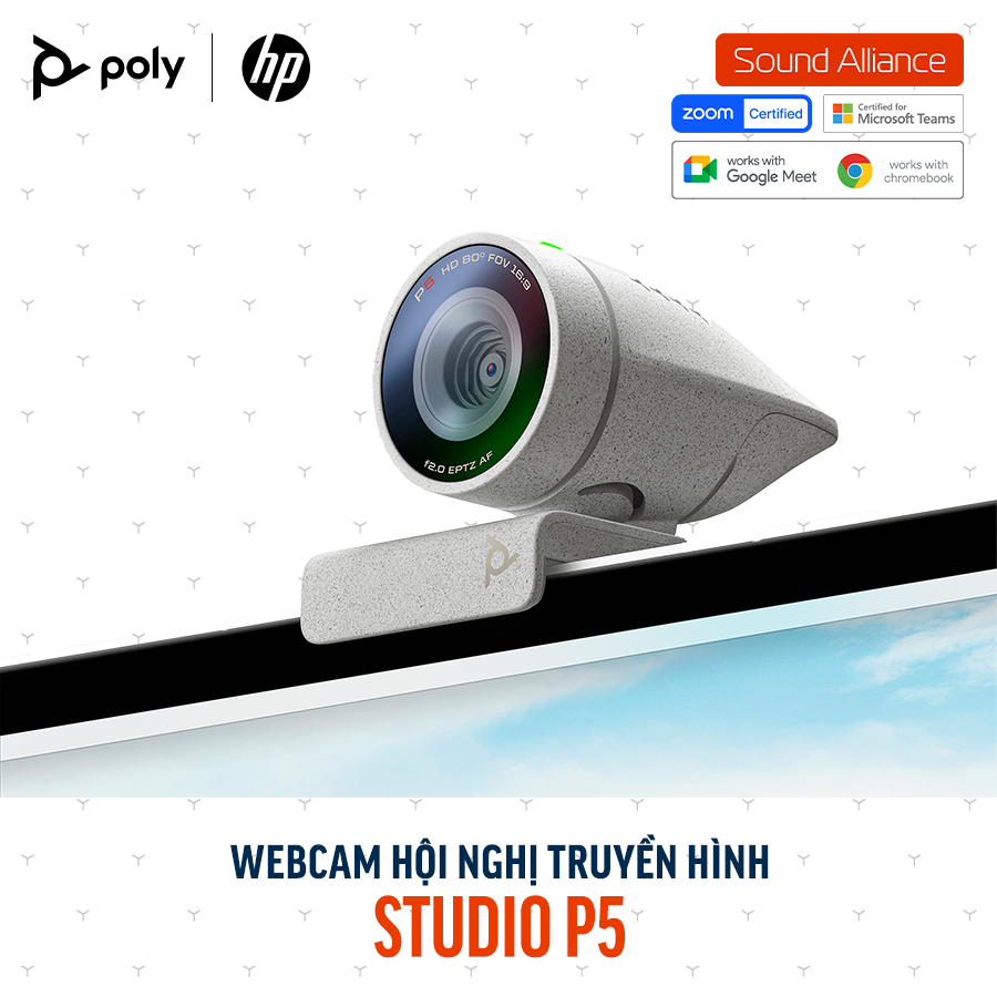  Webcam hội nghị truyền hình Poly Studio P5 (76U43AA) 