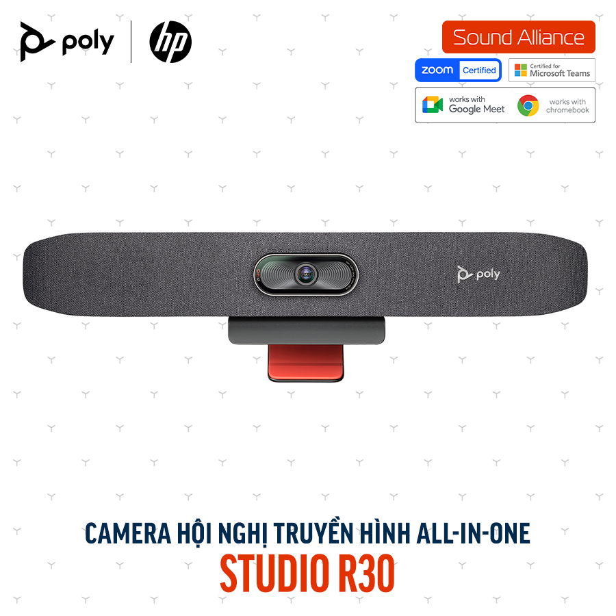  Camera hội nghị truyền hình Poly Studio R30 (842D2AA#UUF) 