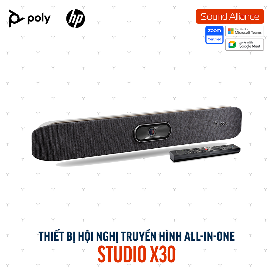  Thiết bị hội nghị truyền hình Poly Studio X30 và TC8 (852R2AA#AB2) 