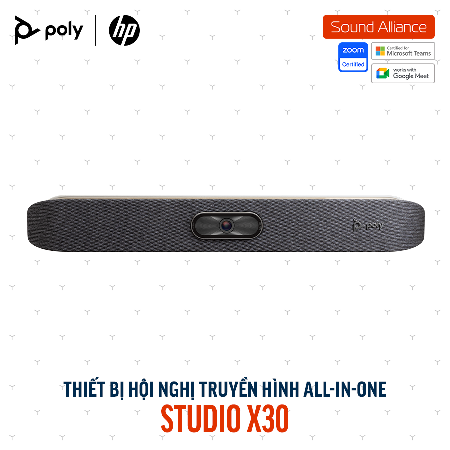  Thiết bị hội nghị truyền hình Poly Studio X30 (83Z45AA) 