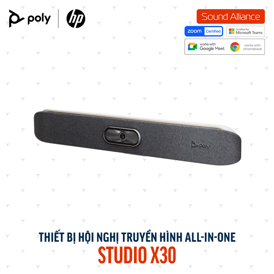  Thiết bị hội nghị truyền hình Poly Studio X30 (83Z45AA#ABB) 