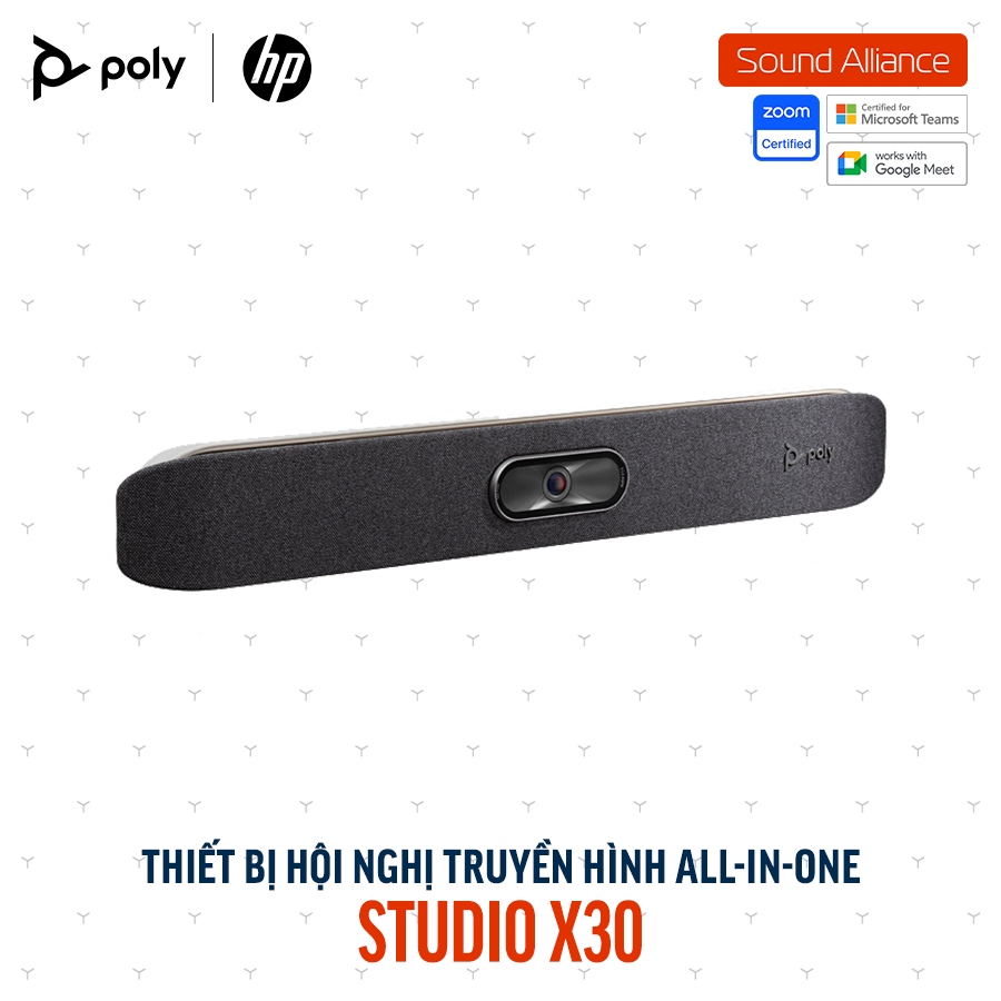  Thiết bị hội nghị truyền hình Poly Studio X30 (83Z45AA) 