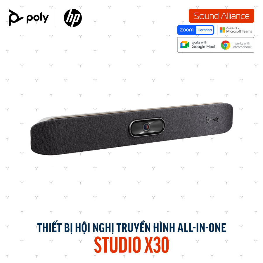  Thiết bị hội nghị truyền hình Poly Studio X30 và TC8 (83Z46AA#UUF) 