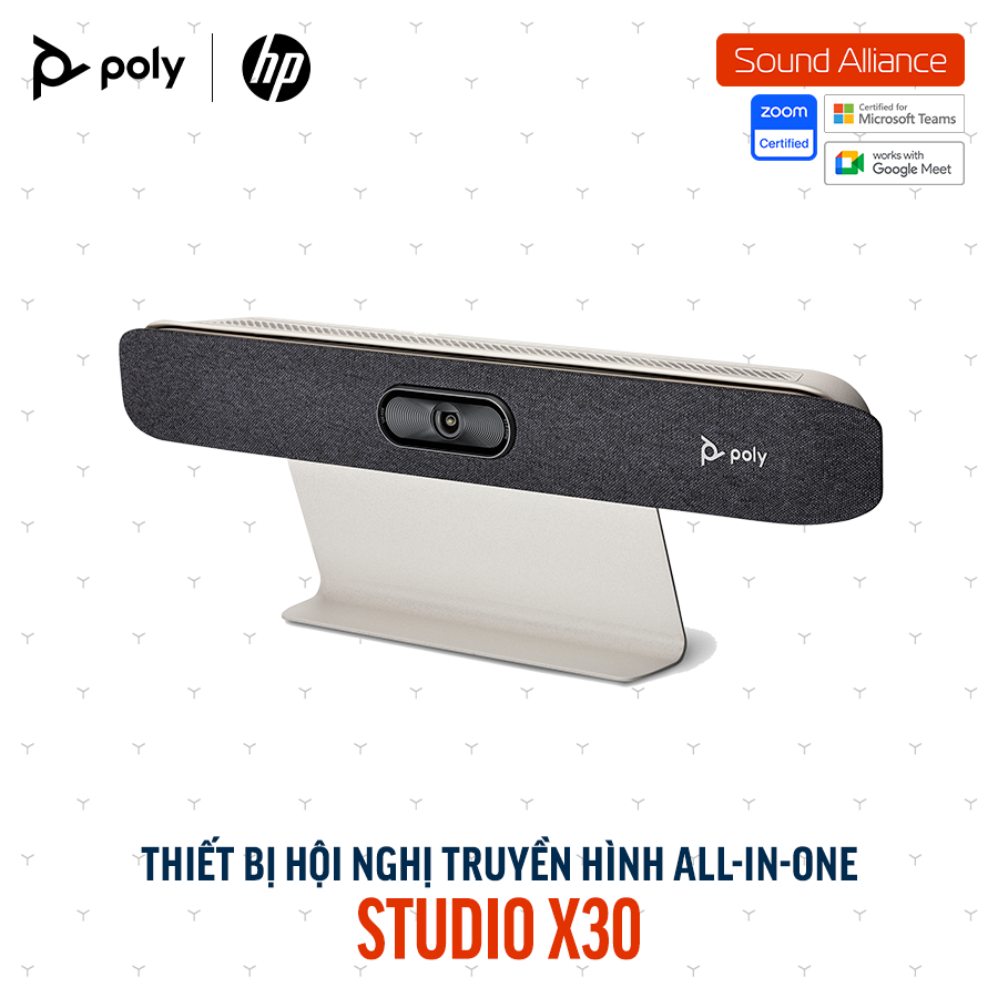  Thiết bị hội nghị truyền hình Poly Studio X30 và TC8 (83Z46AA#UUF) 