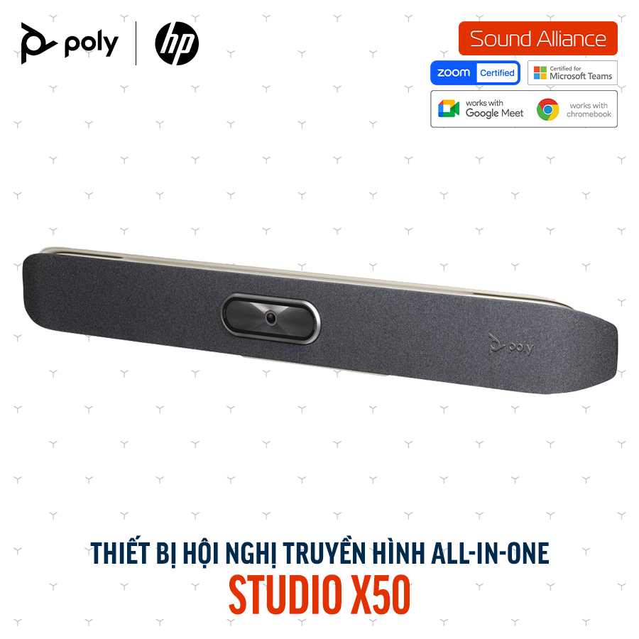  Thiết bị hội nghị truyền hình Poly Studio X50 (83Z44AA#UUF) 