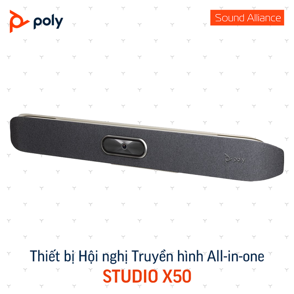  Thiết bị Hội nghị Truyền hình Poly Studio X50 Bar 