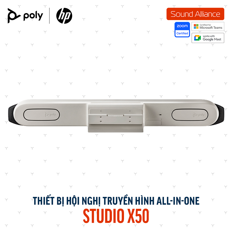  Thiết bị hội nghị truyền hình Poly Studio X50 và TC8 (83Z47AA#ABB) 