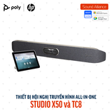  Thiết bị hội nghị truyền hình Poly Studio X50 và TC8 (83Z47AA#ABB) 