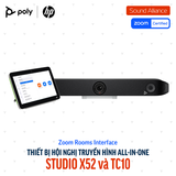  Thiết bị hội nghị truyền hình Poly Studio X52 và TC10 (8D8L8AA#AB2) 