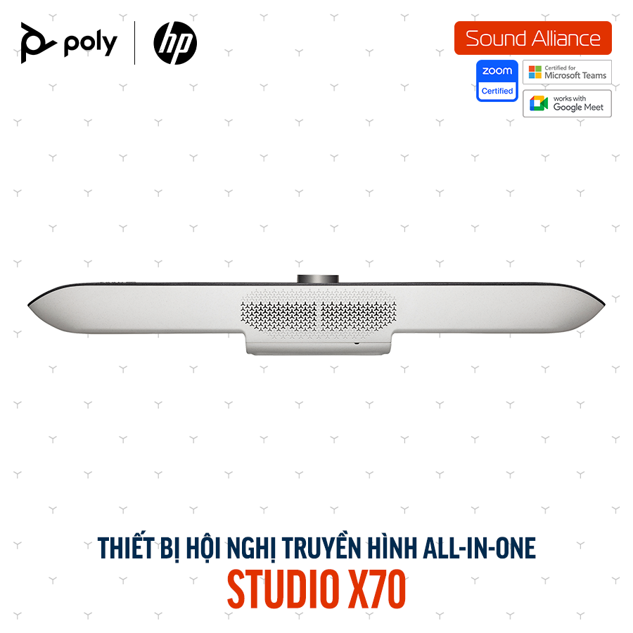  Thiết bị hội nghị truyền hình Poly Studio X70 và TC10 (8L531AA) 