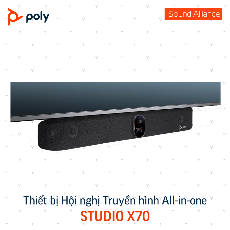  Thiết bị Hội nghị Truyền hình Poly Studio X70 và TC8 