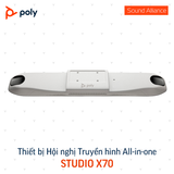  Thiết bị Hội nghị Truyền hình Poly Studio X70 và TC10 