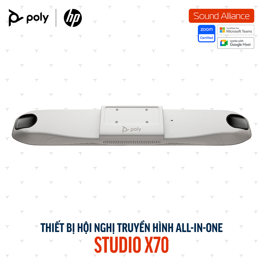  Thiết bị hội nghị truyền hình Poly Studio X70 và TC10 (8L531AA) 