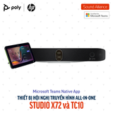  Thiết bị hội nghị truyền hình Poly Studio X72 và TC10 (A4MA7AA) 
