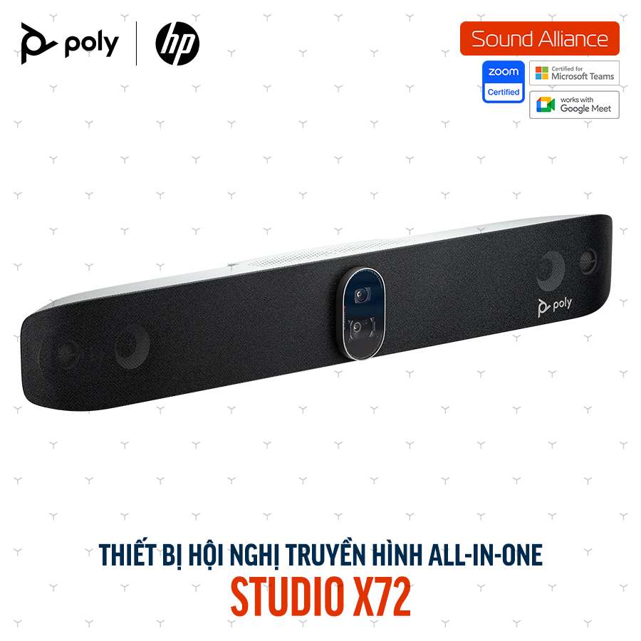 Thiết bị hội nghị truyền hình Poly Studio X72 (A4LZ8AA) 