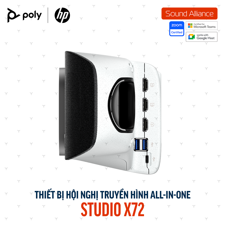  Thiết bị hội nghị truyền hình Poly Studio X72 (A4LZ8AA) 