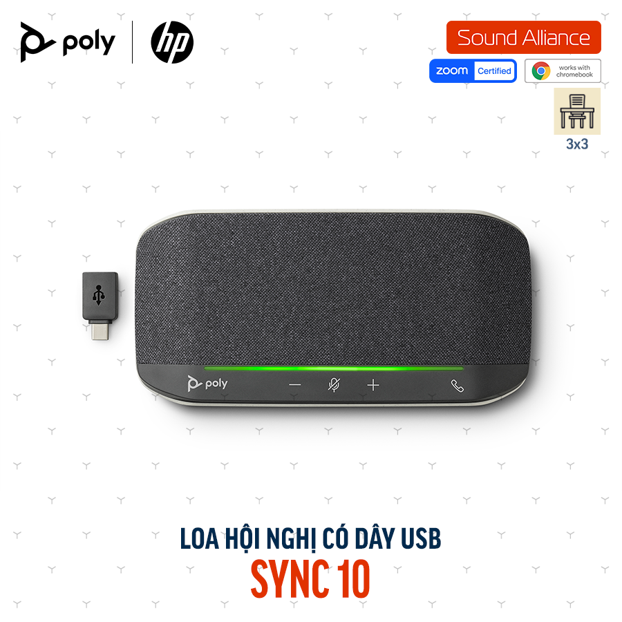  Loa Hội nghị có dây Poly Sync 10 (772C3AA) 