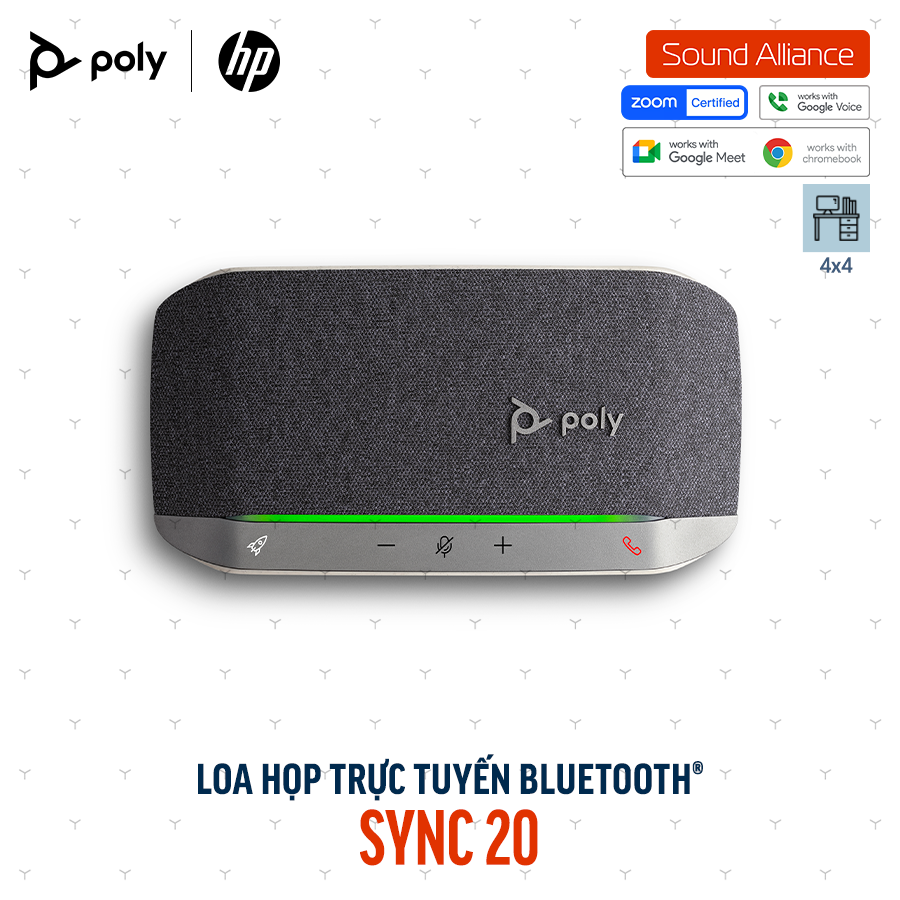  Loa Hội nghị Bluetooth Poly Sync 20 (772D2AA) 