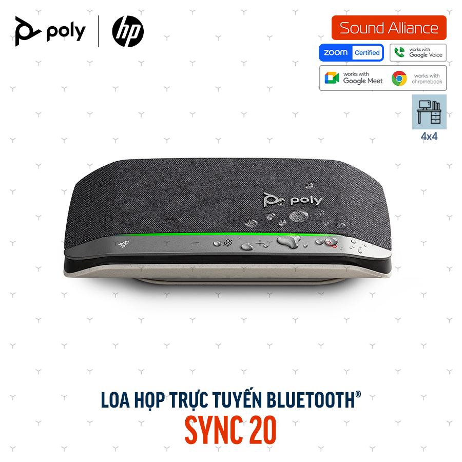  Loa Hội nghị Bluetooth Poly Sync 20 (7F0J7AA) 