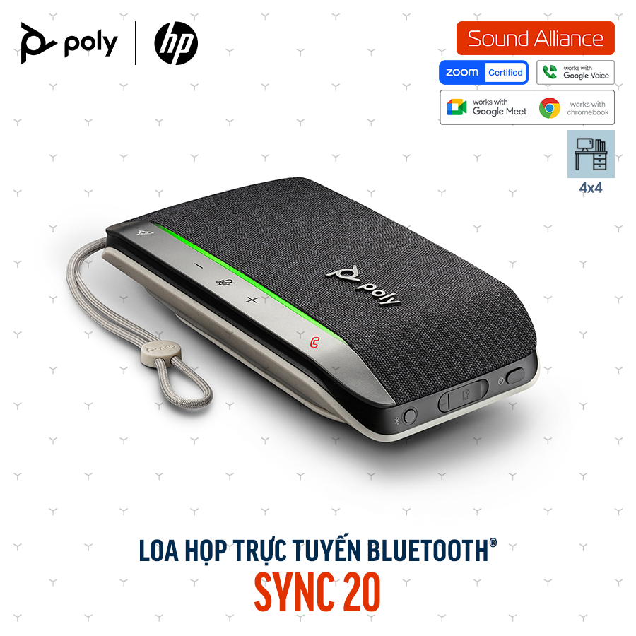  Loa Hội nghị Bluetooth Poly Sync 20 (772D2AA) 