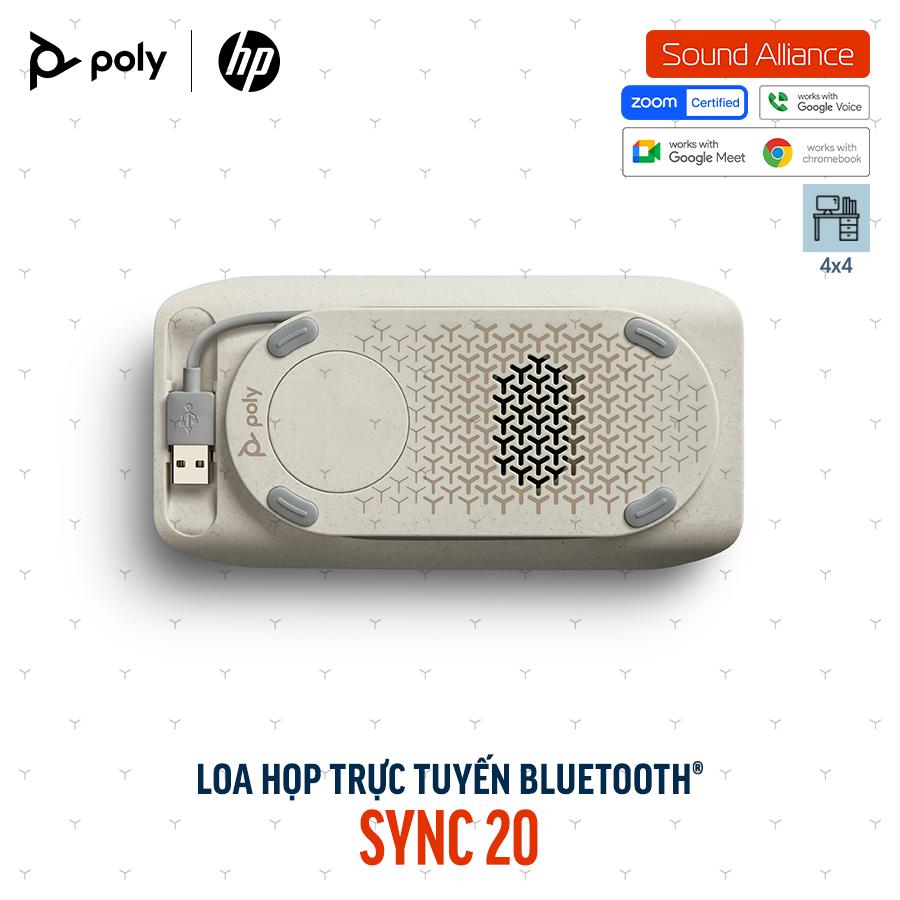 Loa Hội nghị Bluetooth Poly Sync 20 (7F0J7AA) 