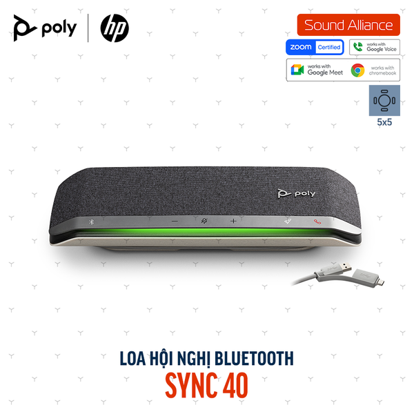  Loa Hội nghị Bluetooth Poly Sync 40 (772C4AA) 
