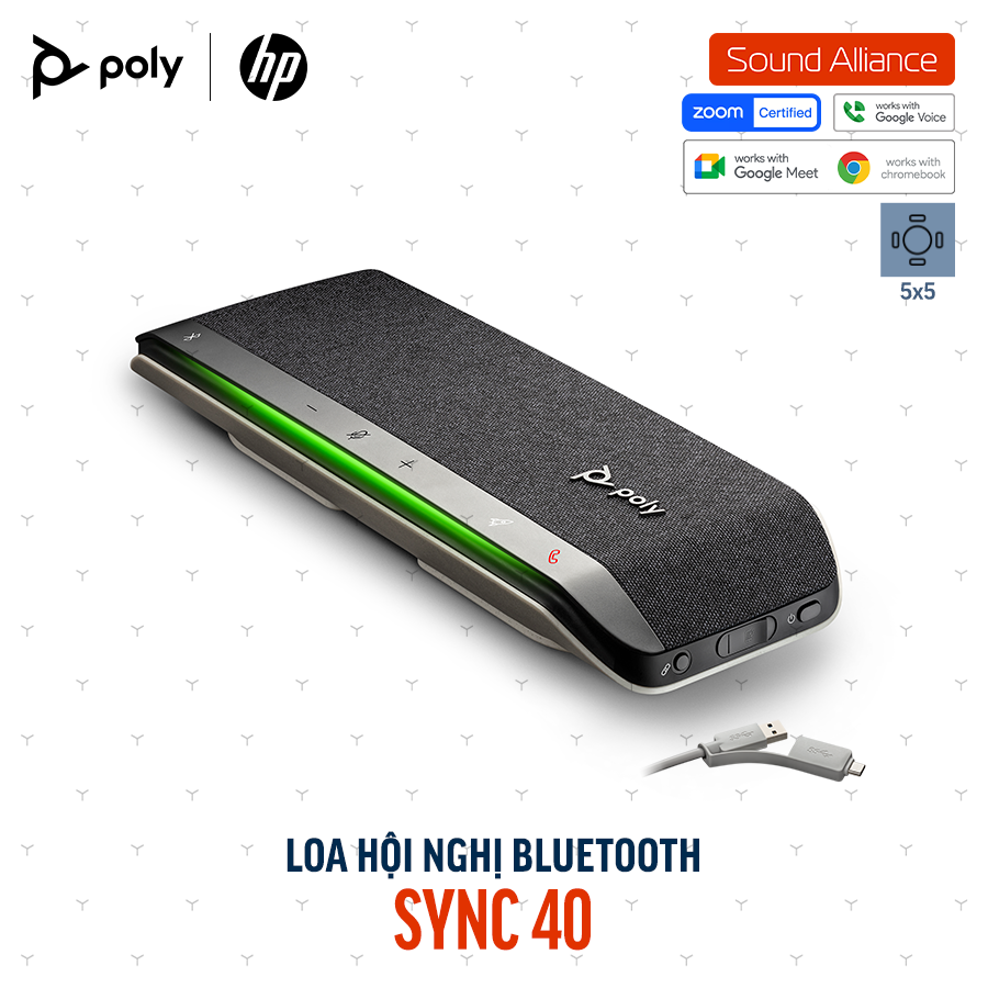  Loa Hội nghị Bluetooth Poly Sync 40 (772C4AA) 
