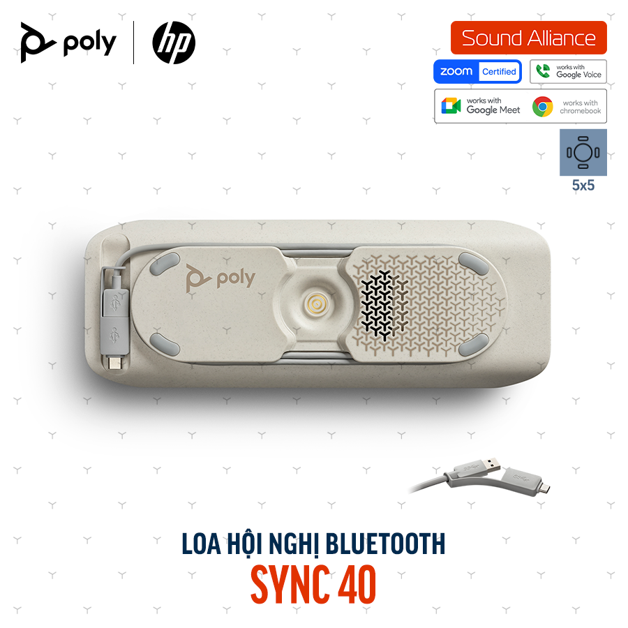  Loa Hội nghị Bluetooth Poly Sync 40 (772C4AA) 