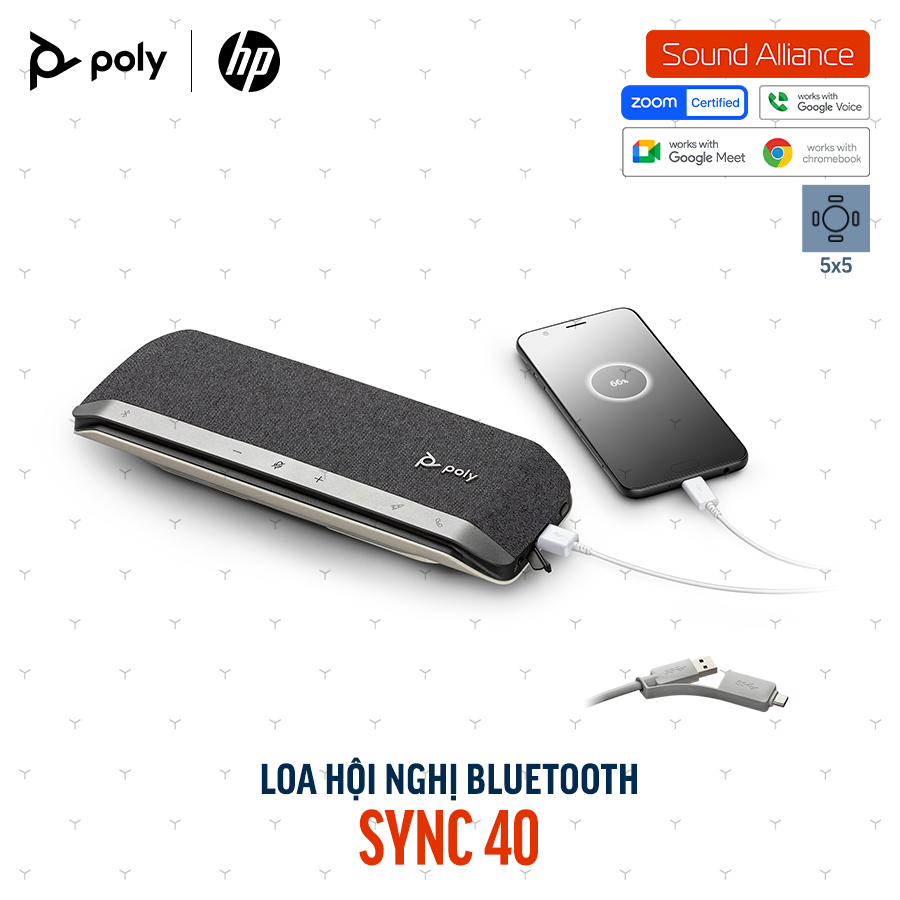  Loa Hội nghị Bluetooth Poly Sync 40 (772C4AA) 