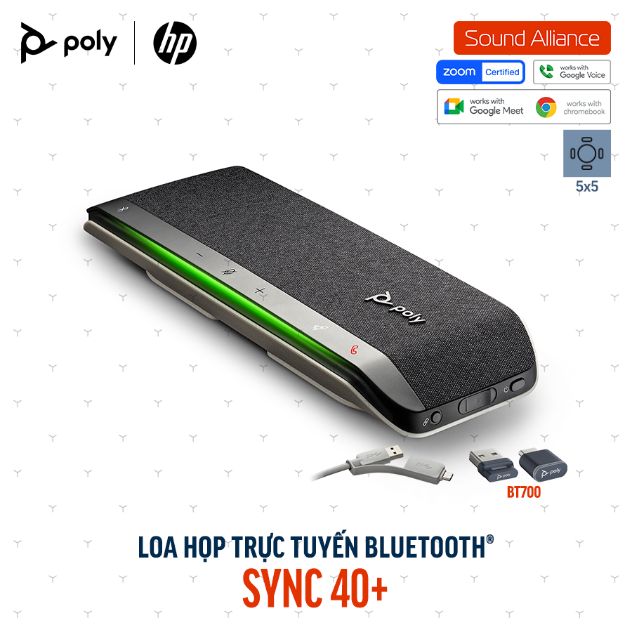  Loa Hội nghị Bluetooth Poly Sync 40+ (772C5AA) 