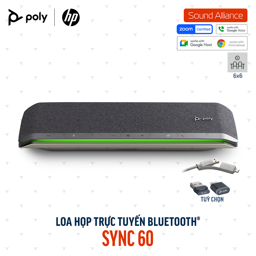  Loa Hội nghị Bluetooth Poly Sync 60 (772C2AA) 