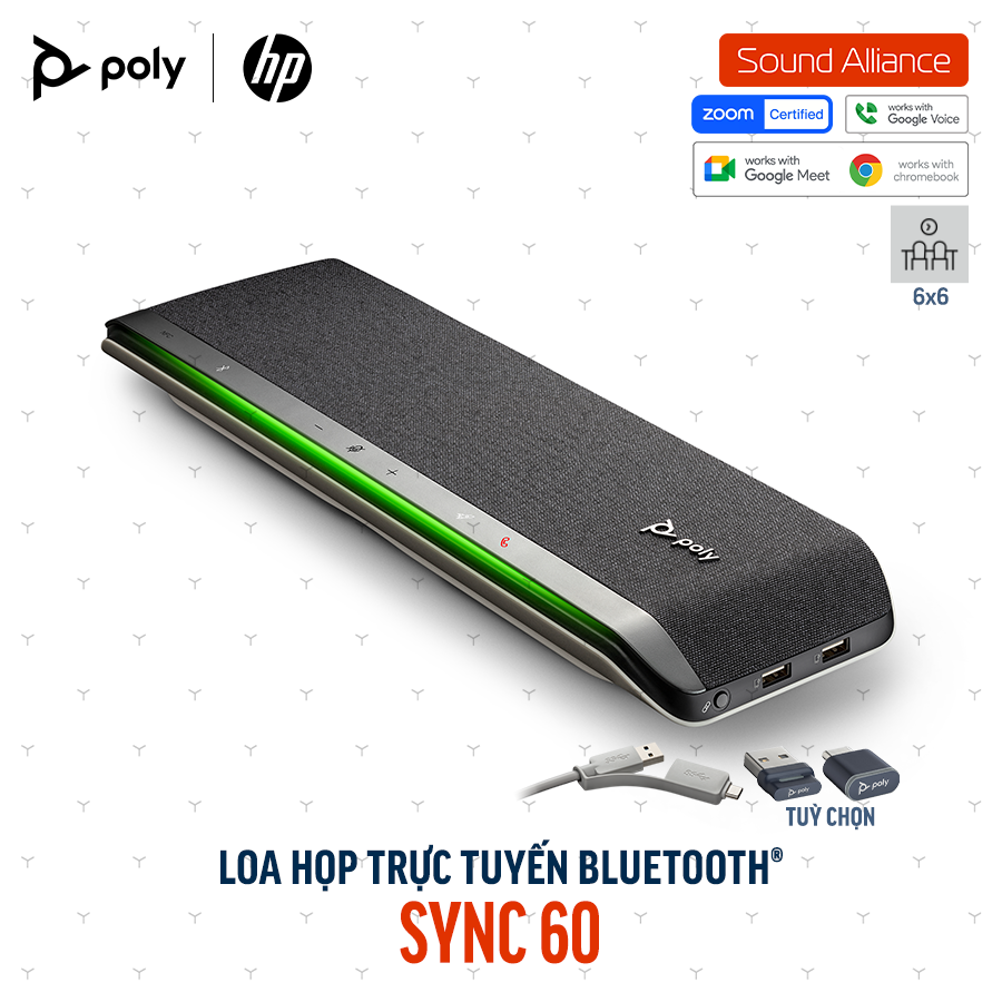  Loa Hội nghị Bluetooth Poly Sync 60 (772C2AA) 