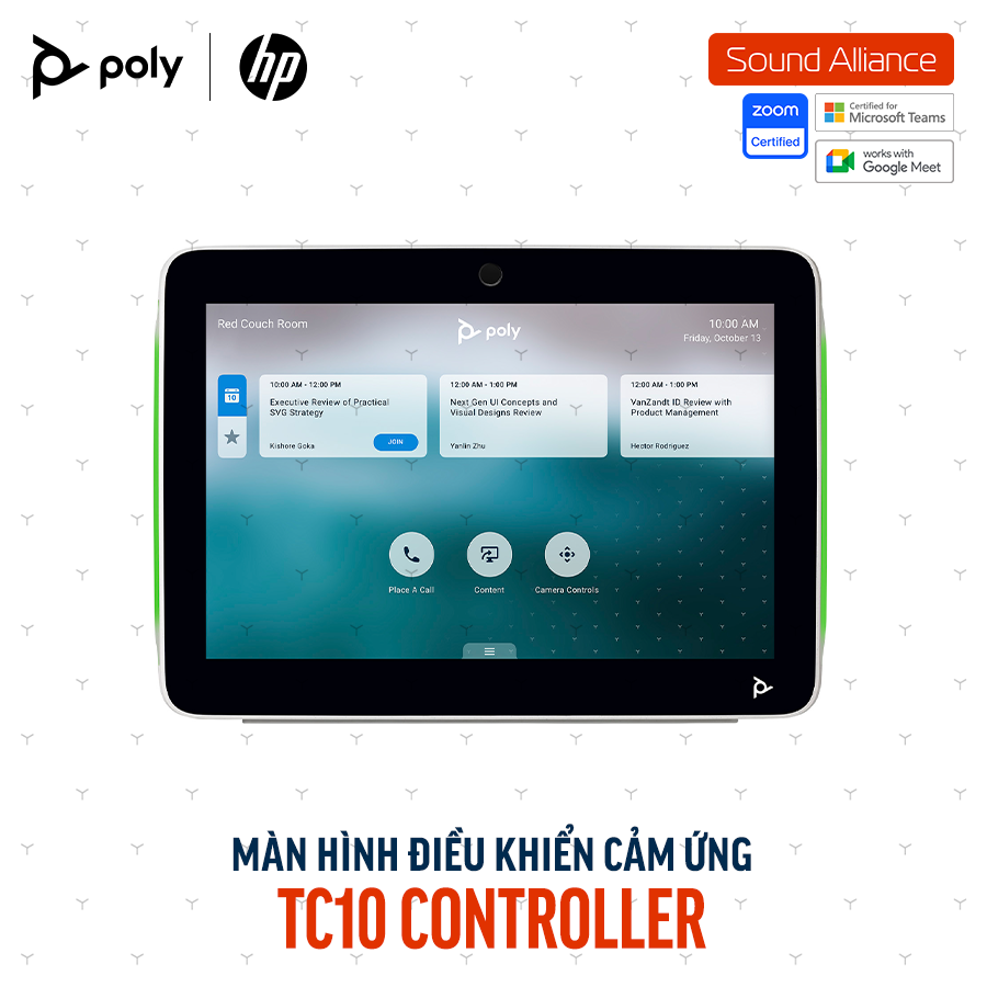  Màn hình điều khiển cảm ứng Poly TC10 (875J5AA) 