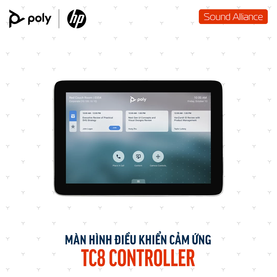 Màn hình điều khiển cảm ứng Poly TC8 (875J0AA) – Sound Alliance