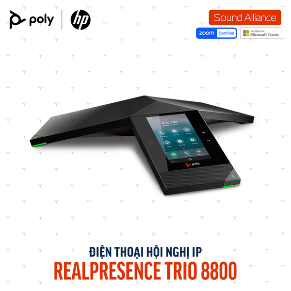  Điện thoại Hội nghị IP Poly RealPresence Trio 8800 (849A7AA#AC3) 