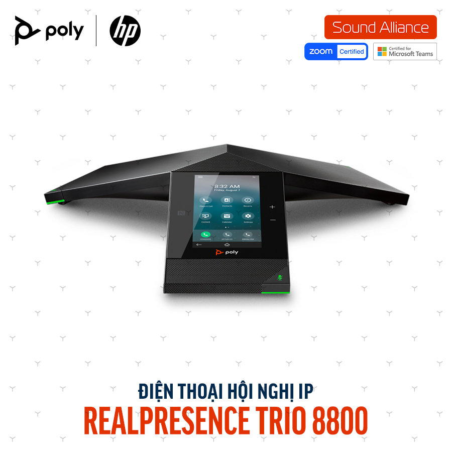  Điện thoại Hội nghị IP Poly RealPresence Trio 8800 (849A7AA) 