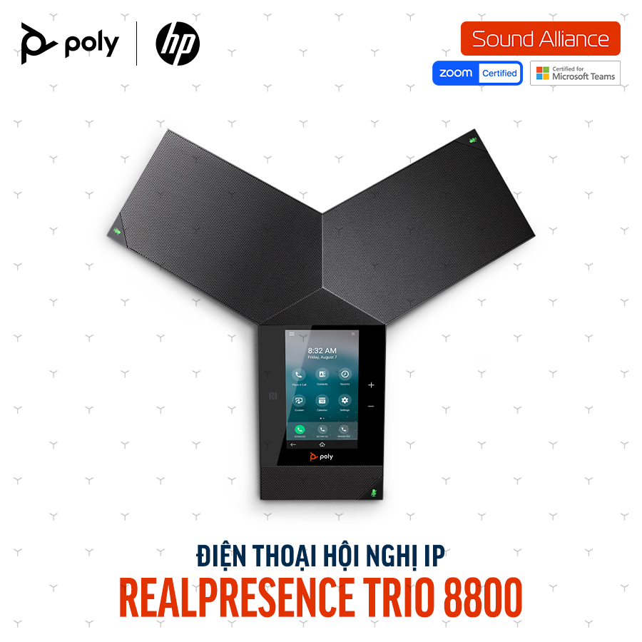  Điện thoại Hội nghị IP Poly RealPresence Trio 8800 (2200-66070-019) 